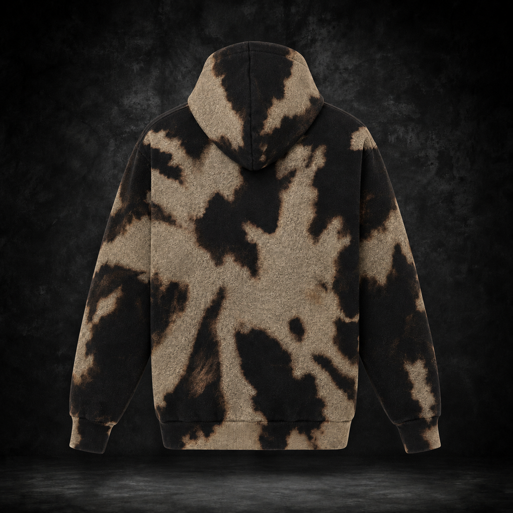 MOLETOM BURNOUT BLEACH