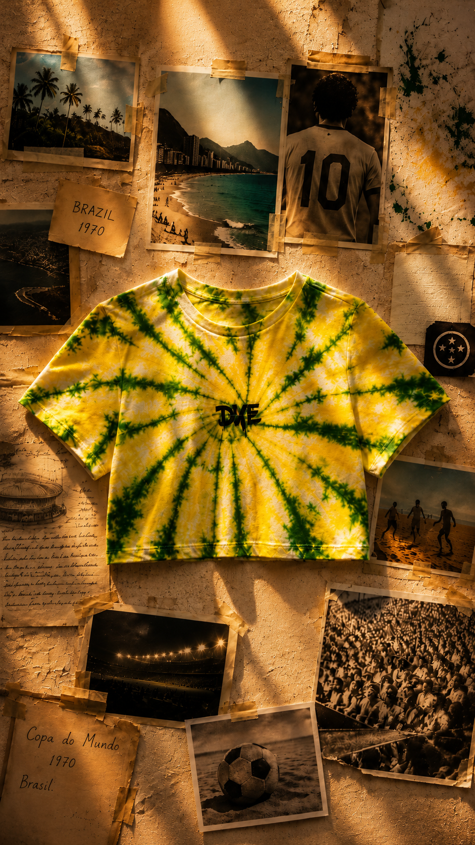 CROPPED TIE DYE BRA MUNDIAL 2026