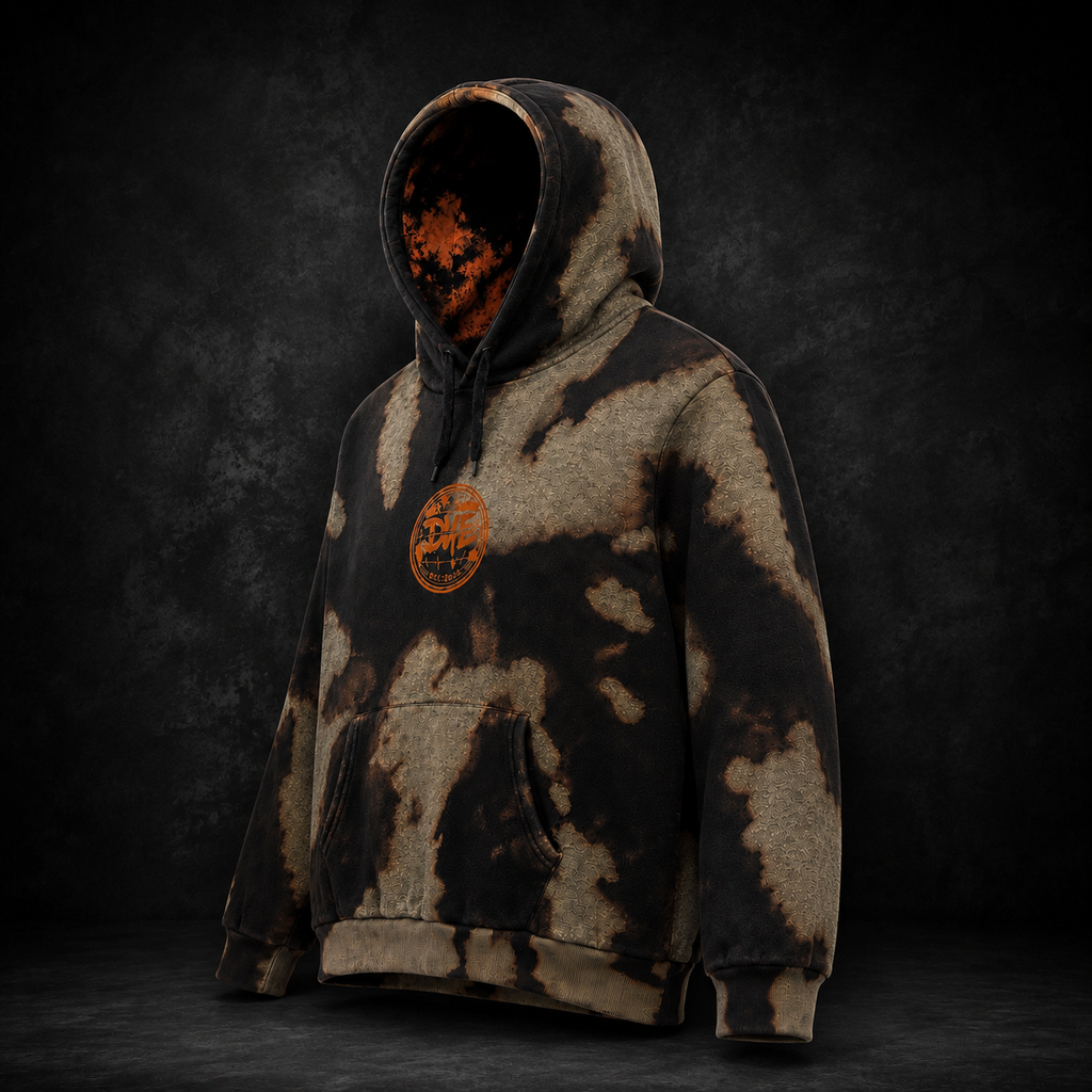 MOLETOM BURNOUT BLEACH