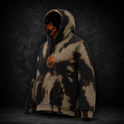 MOLETOM BURNOUT BLEACH