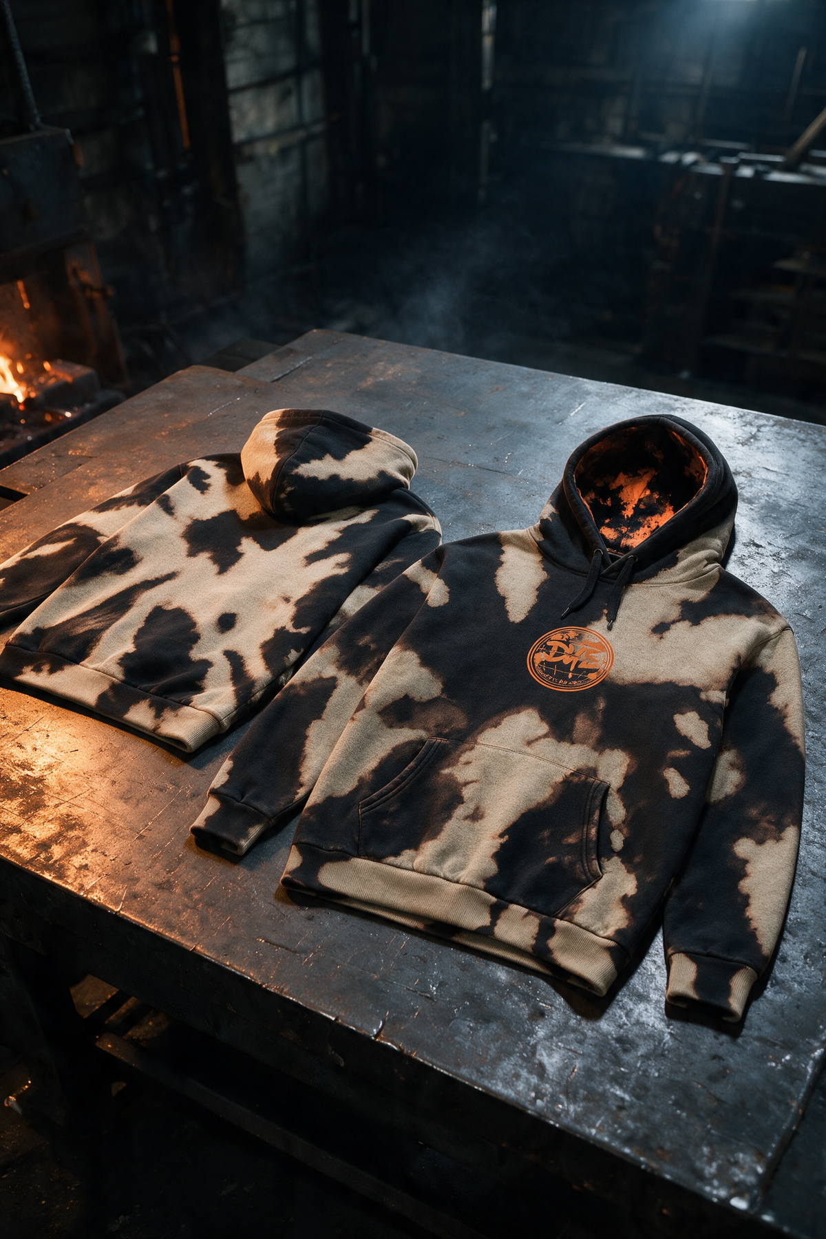 MOLETOM BURNOUT BLEACH