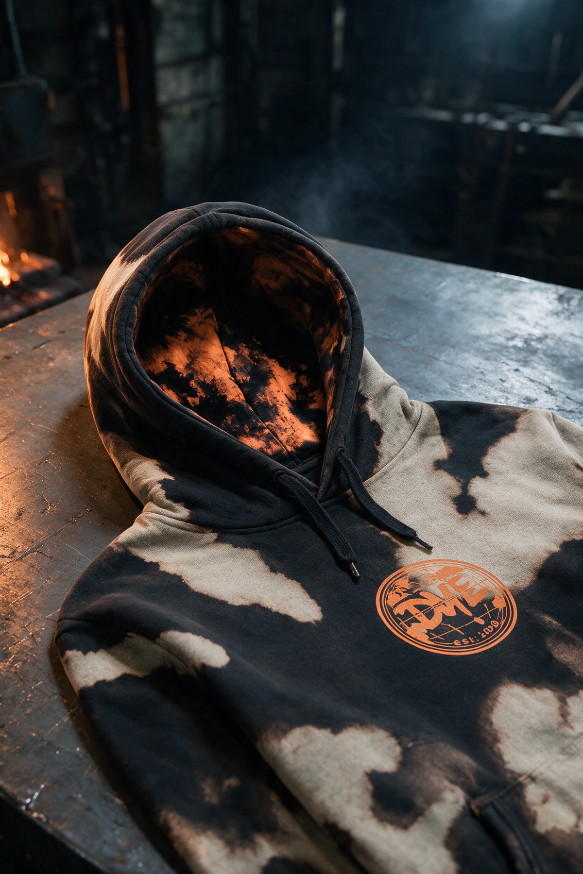 MOLETOM BURNOUT BLEACH